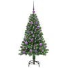 vidaXL &Aacute;rbol de Navidad artificial Verde 120 cm PVC y Acero y Pl&aacute;stico
