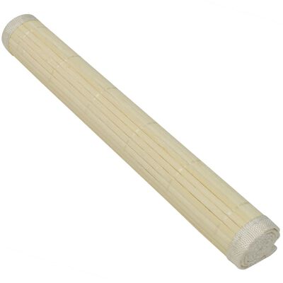 6 salvamanteles de bambú 30 x 45 cm natural