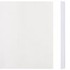 vidaXL Panel de valla de PVC blanco 70x0,19 m