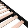 vidaXL Estructura de cama madera maciza de pino negro 75x190 cm