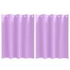 vidaXL Cortinas Opacas con Anillas 2 uds. Morado 140 x 140 cm
