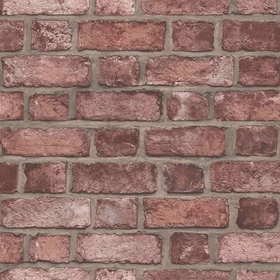 Noordwand Papel de pared Homestyle Brick Wall rojo
