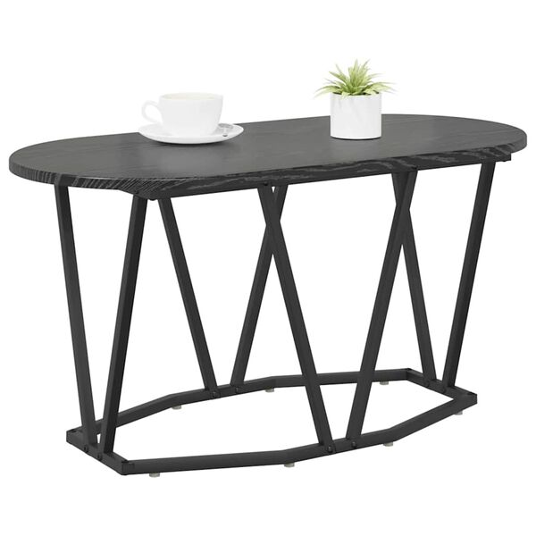 vidaXL Mesa de Caf&eacute; Roble Negro 80 x 40 x 40.5 cm