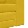 vidaXL Sof&aacute; cama Amarillo 98 x 71 x 83 cm Terciopelo
