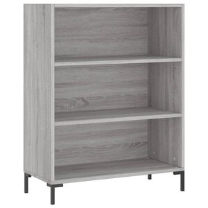 vidaXL Estanter&iacute;a madera de ingenier&iacute;a gris Sonoma 69,5x32,5x90 cm