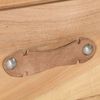 vidaXL Mesita de noche de madera maciza reciclada 40x30x50 cm