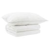 vidaXL Juego de edred&oacute;n y almohada 2 uds. 150x200 cm Verano 140 GSM