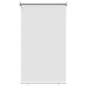 vidaXL Persiana enrollable exterior con protecci&oacute;n UV Blanco Poli&eacute;ster