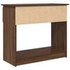 vidaXL Mesa consola con cajones roble marrón 85,5x38,5x74,5 cm