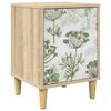 vidaXL Mesa de noche GOTHA Roble Sonoma 36 x 33 x 50 cm