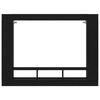 vidaXL Gabinete de TV Roble negro 152 x 22 x 113 cm