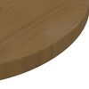 vidaXL Superficie de mesa madera maciza de pino marr&oacute;n &Oslash;60x2,5 cm