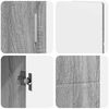 vidaXL Aparador Gris Sonoma 88,5 x 30,5 x 55,5 cm Madera de ingenier&iacute;a