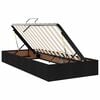 vidaXL Cama con almacenamiento Negro 200 x 200 cm Cuero sint&eacute;tico