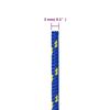 vidaXL Cuerda de barco polipropileno azul 3 mm 25 m