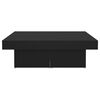 vidaXL Mesa de centro madera contrachapada negro 90x90x28 cm