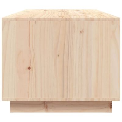 vidaXL Mesa de centro de madera maciza de pino 100x50x41 cm