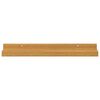vidaXL Estante de pared 2 pcs Beige 40 x 9 x 3 cm Madera de ingenier&iacute;a