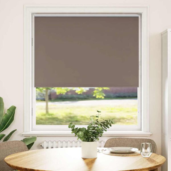 vidaXL Estor Enrollable Opaco Color Caf&eacute; 95x130 cm Tela Ancho 90,7cm