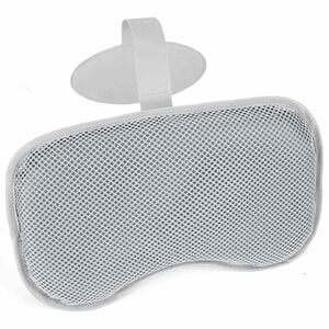 Bestway Almohada de ba&ntilde;o de spa 2 uds. Acero y PVC Gris