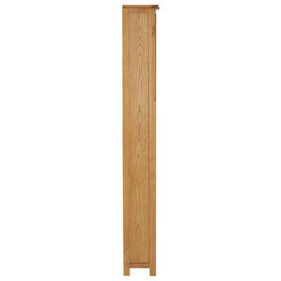 vidaX Estantería madera maciza de roble 52x22,5x170 cm