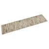 vidaXL Alfombra de cocina lavable terciopelo estampado valla 60x300 cm