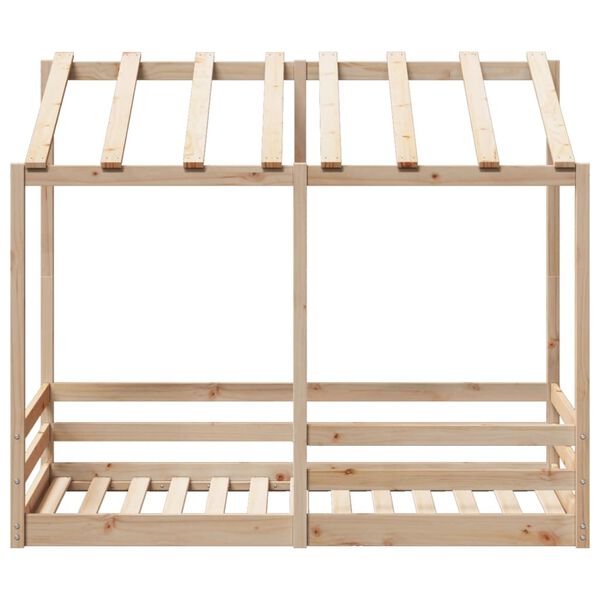vidaXL Cama para ni&ntilde;os madera maciza de pino 70x140 cm