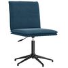 vidaXL Silla de comedor terciopelo azul