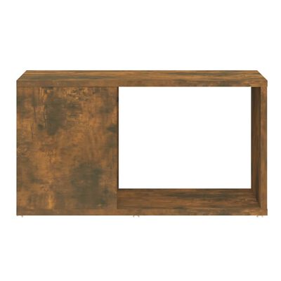 vidaXL Mueble para TV madera contrachapada roble ahumado 60x24x32 cm