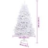 vidaXL &Aacute;rbol de Navidad artificial con ramas articuladas 240 cm