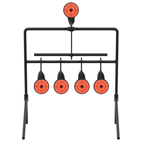 vidaXL de restablecimiento Negro 40 x 34 x 53 cm Acero