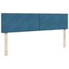 vidaXL Estructura de cama otomana colch&oacute;n azul oscuro 180x200 cm