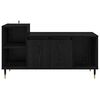 vidaXL Gabinete de TV Roble Negro 100 x 35 x 55 cm