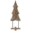 vidaXL &Aacute;rbol de Navidad Marr&oacute;n 121 cm Madera de teca maciza