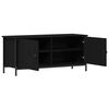 vidaXL Gabinete de TV Roble Negro 100 x 35 x 45 cm