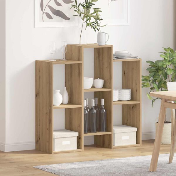 vidaXL Aparador Roble artesanal 90 x 30 x 90 cm