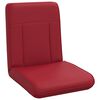 vidaXL Silla de suelo Rojo vino 50 x 73 x 60 cm Cuero sint&eacute;tico