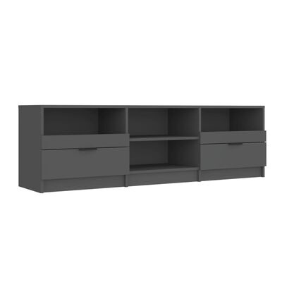 vidaXL Mueble para TV madera contrachapada negro 150x33,5x45 cm