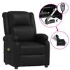 vidaXL Sill&oacute;n de masaje el&eacute;ctrico cuero sint&eacute;tico negro