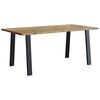vidaXL Mesa de comedor madera maciza de acacia 150x90x75 cm