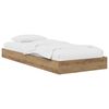 vidaXL Estructura de cama de suelo Roble artisan 80 x 200 cm