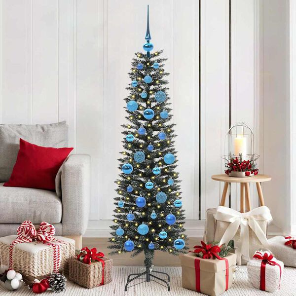 vidaXL &Aacute;rbol de Navidad artificial Verde 150 cm PVC, Pl&aacute;stico y Acero
