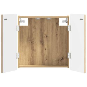 vidaXL Armario para dianas ZWOLLE Roble artisan 52,5 x 10,5 x 57,5 cm