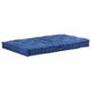 vidaXL Coj&iacute;n para pal&eacute;s algod&oacute;n azul claro 120x80x10 cm