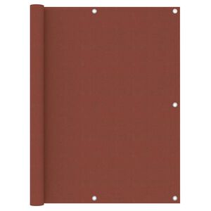 vidaXL Toldo para balc&oacute;n de tela oxford terracota 120x300 cm