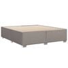 vidaXL Cama sin colch&oacute;n tela gris taupe 200x200 cm