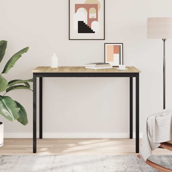 vidaXL Mesa de barra de pie Madera de ingenier&iacute;a