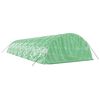 vidaXL Invernadero con estructura de acero verde 70 m&sup2; 14x5x2,3 m