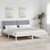 vidaXL Estructura de cama 200 x 200 cm Madera de pino macizo