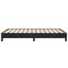 vidaXL Estructura de cama sin colch&oacute;n terciopelo negro 120x190 cm